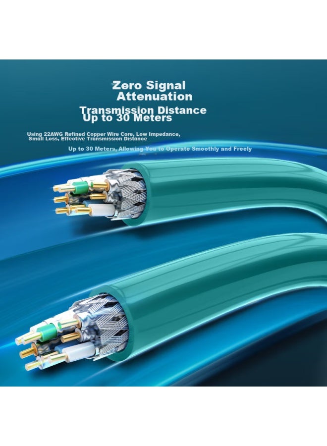 CHOSEAL Akihabara Cat8 Double-shielded Engineering Network Cable Cat8 40g High-speed Home Network Box Cable, 305 Meters, Qs2680t305 - Image 3