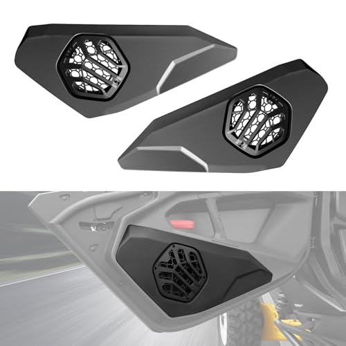 LitMiRaCle Door Speaker Pods for Can-Am Maverick R 2024+, 6.5" Front Lower Enclosures Holder Speaker Pods Panels for Can Am Maverick R MAX X RS 2024+ Accessories(2PCS), Speakers Not Included - Image 1