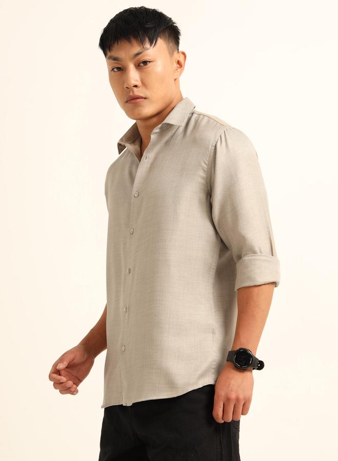 بوشيرت قميص كاجوال كلاسيك بأكمام طويلة - Image 2