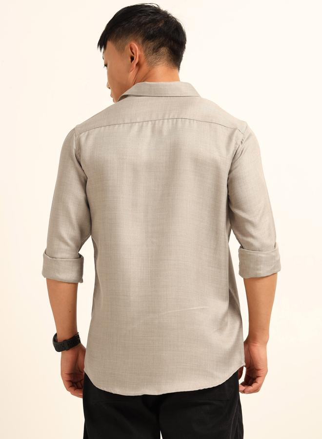 بوشيرت قميص كاجوال كلاسيك بأكمام طويلة - Image 4