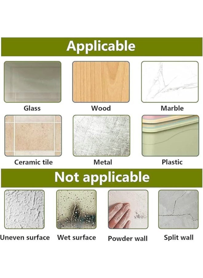 Heavy Duty Double-Sided Transparent Tape – Removable Waterproof Adhesive Gel – Multipurpose Mounting Nano Tape for Walls, Carpet, Car & Home Use - Image 4