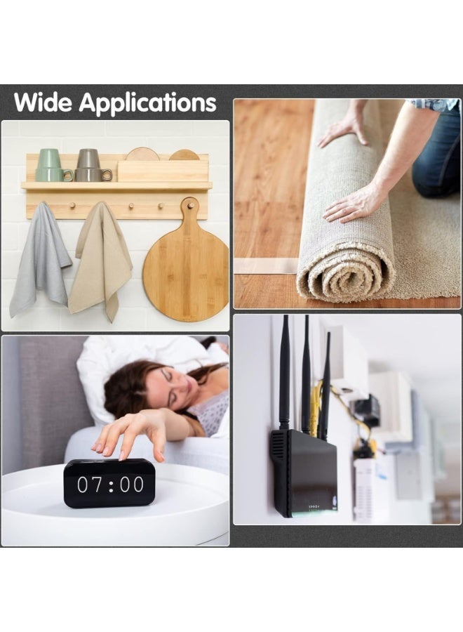 Heavy Duty Double-Sided Transparent Tape – Removable Waterproof Adhesive Gel – Multipurpose Mounting Nano Tape for Walls, Carpet, Car & Home Use - Image 2