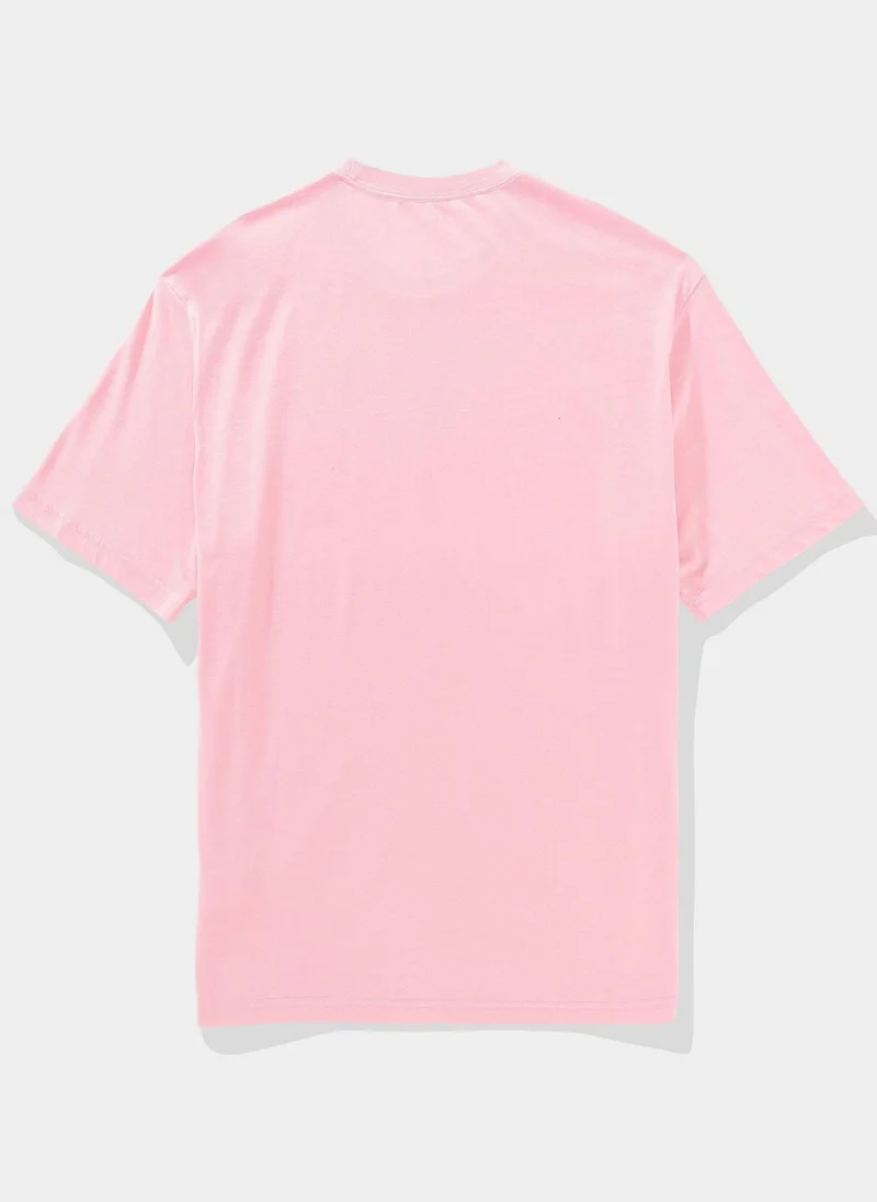 امريكان ايجل Logo Graphic Crew Neck T-Shirt