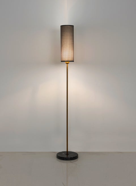 Marble gold floor lamp - Grey