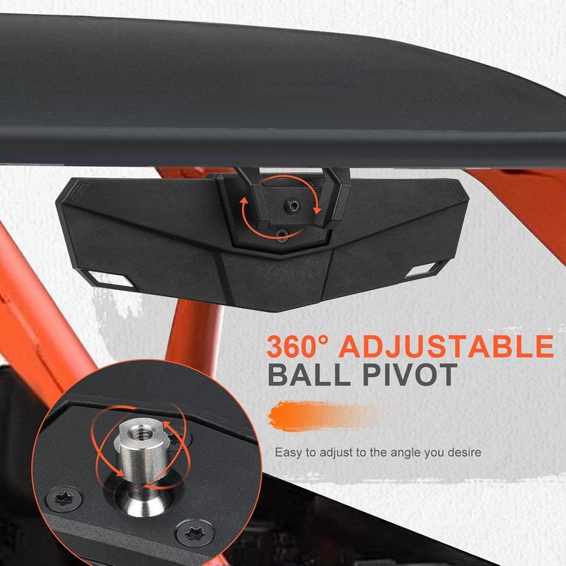 SKYJDM Rear View Mirror - Race Convex Mirror for Polaris RZR Models - Image 4