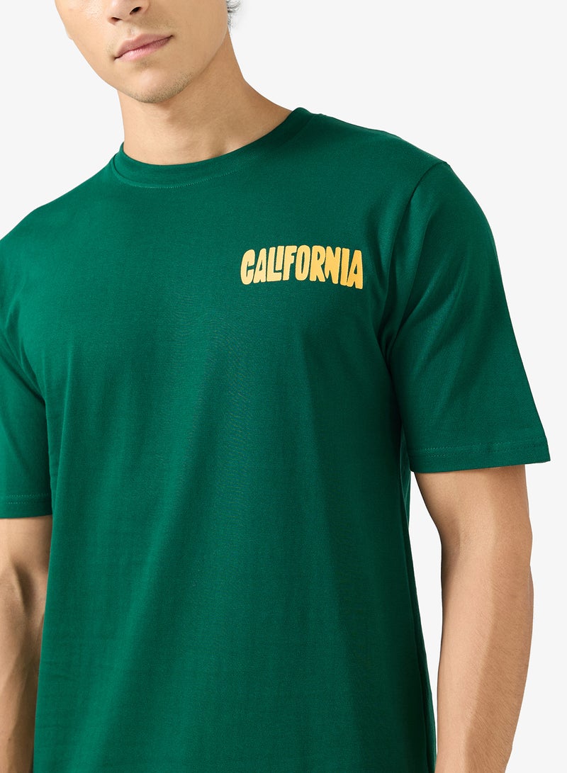 سفنتي فايف تيشيرت بطبعة جرافيك بقصة عادية - Image 3