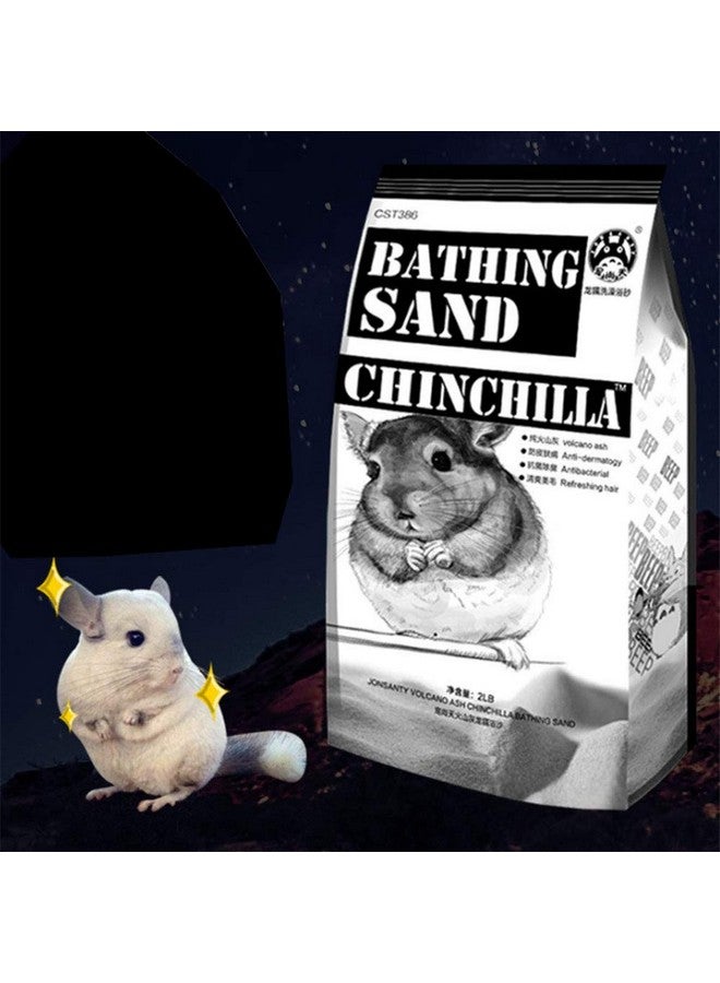 هامليدي رمل استحمام هاميليدي شينشيلا، 2 رطل، قوة الخفاف، خالٍ من الغبار، طبيعي نقي، توتورو، منظف للاستحمام في الصحراء، فضلات الفئران للشنشيلا - Image 4