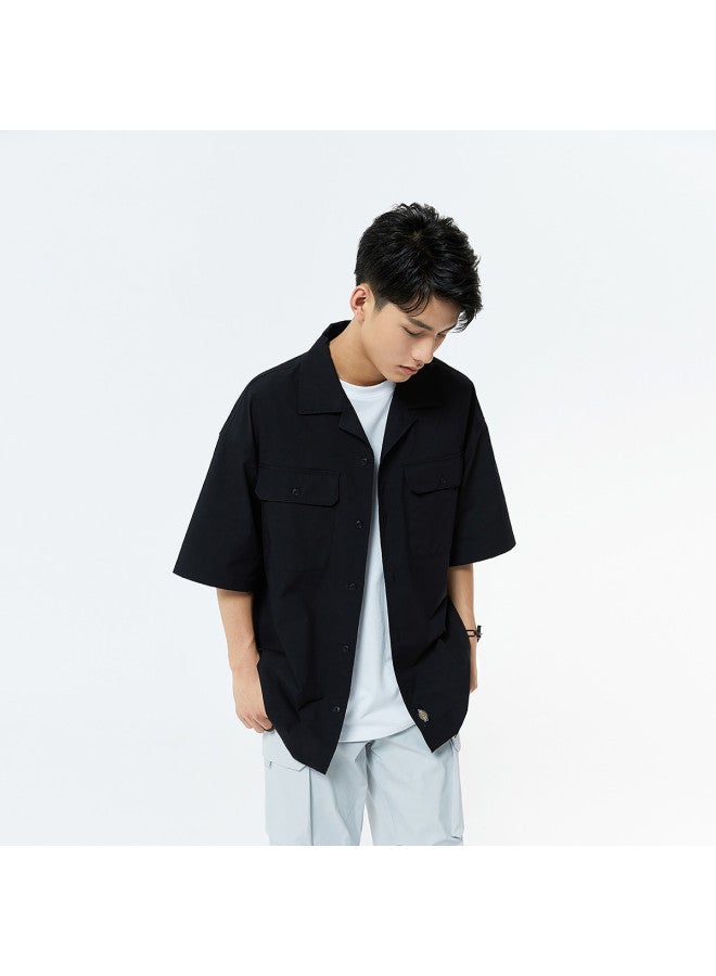 Dickies قميص قصير الأكمام بشعار ديكيز الأساسي المتعدد الاستخدامات Dk010977 - Image 4