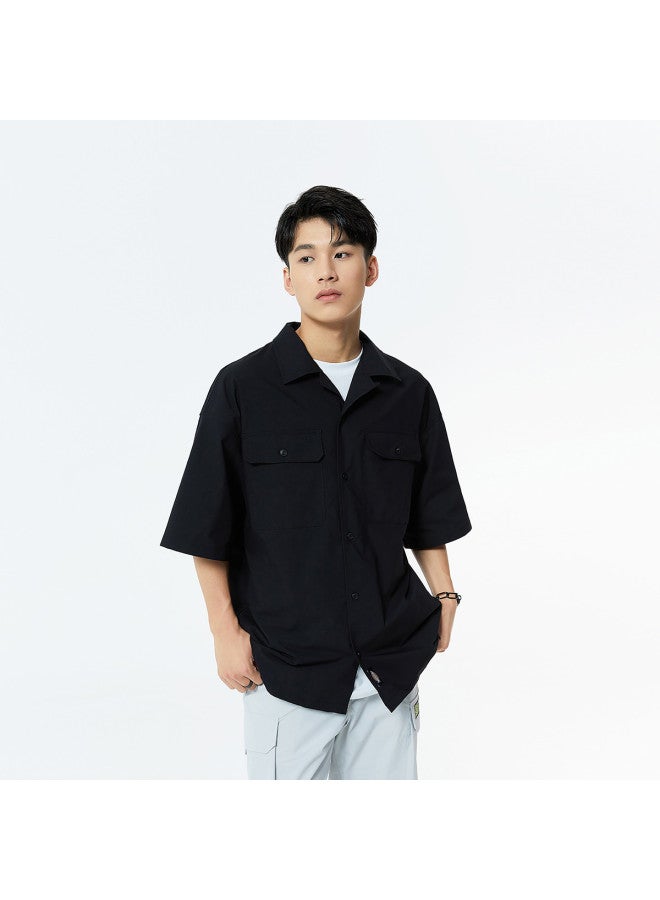 Dickies قميص قصير الأكمام بشعار ديكيز الأساسي المتعدد الاستخدامات Dk010977 - Image 5
