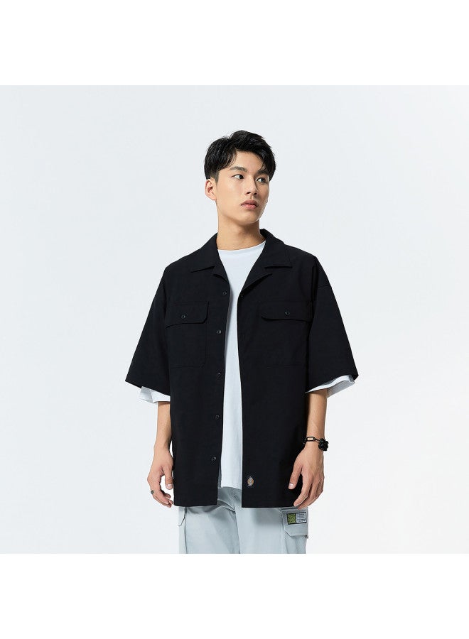 Dickies قميص قصير الأكمام بشعار ديكيز الأساسي المتعدد الاستخدامات Dk010977 - Image 2