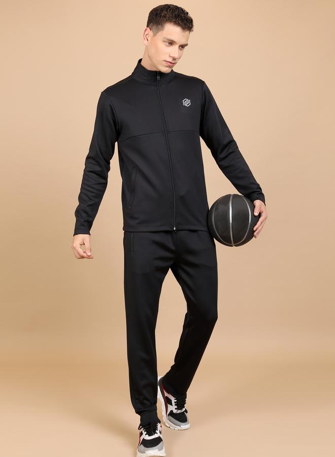 HIGHLANDER Mock Collar Full Zip Jacket by Styli  - Image 4