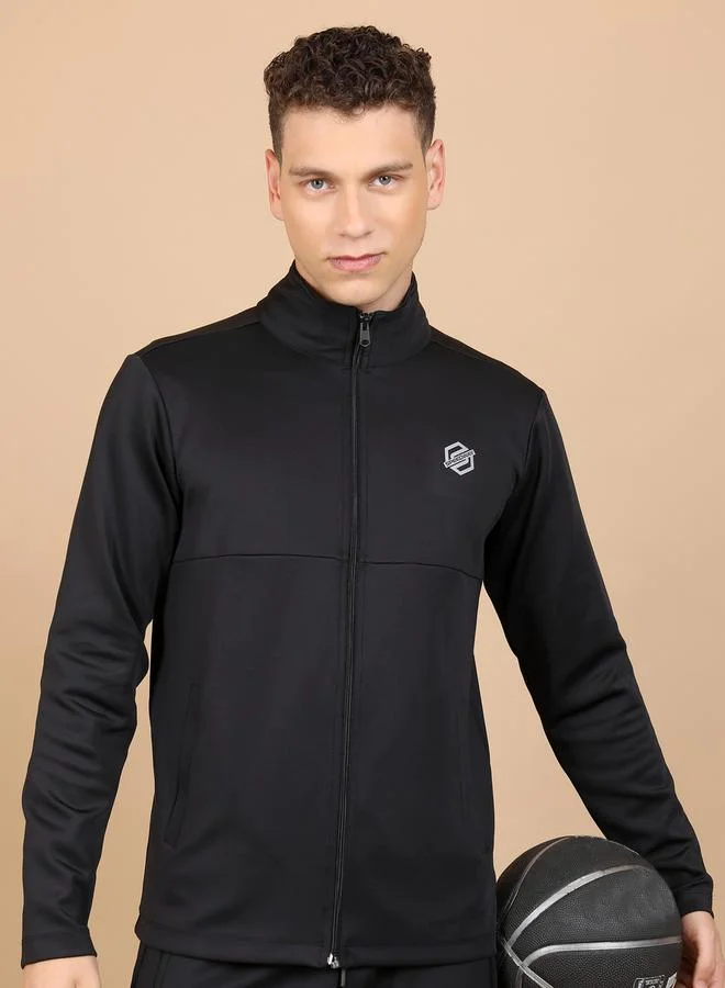 HIGHLANDER HIGHLANDER Mock Collar Full Zip Jacket