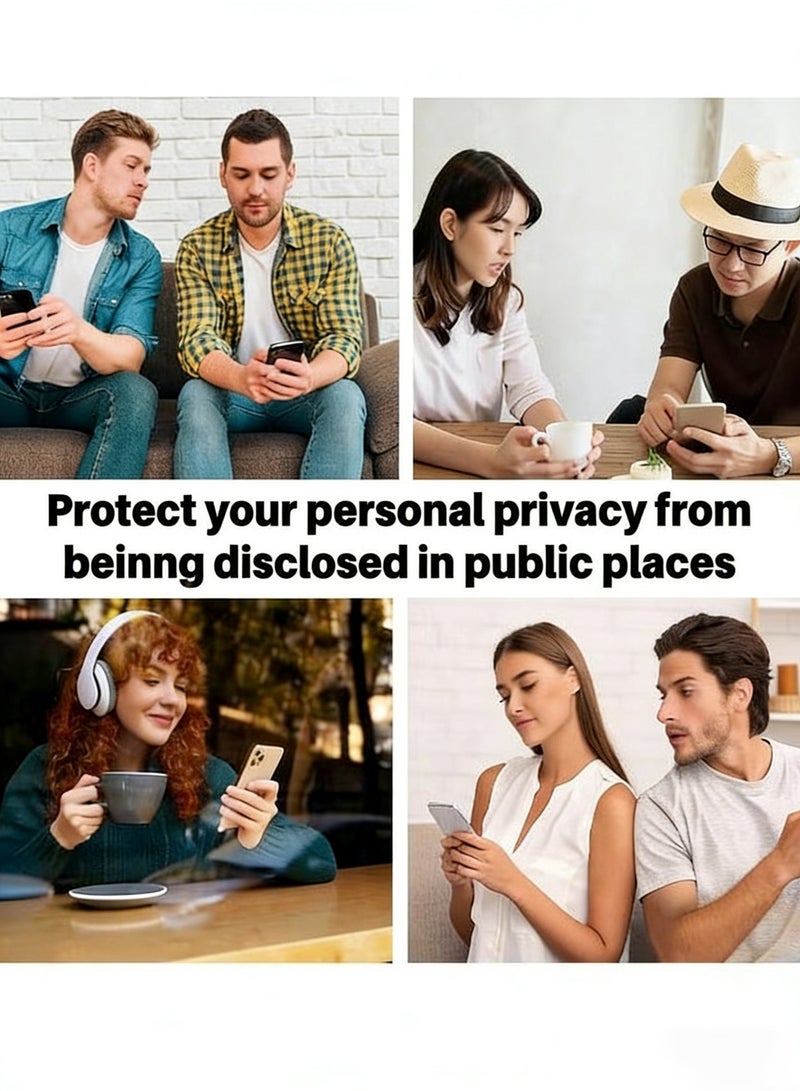 مستقبل نوفا واقي شاشة للخصوصية لهاتف iPhone 16، [30 درجة مضاد للتجسس] [صلابة 9H] [مضاد للخدش] [خالٍ من الفقاعات] واقي شاشة مقوى لهاتف iPhone 16 مقاس 6.1 بوصة (معبأ في صندوق، قطعتان) - Image 2