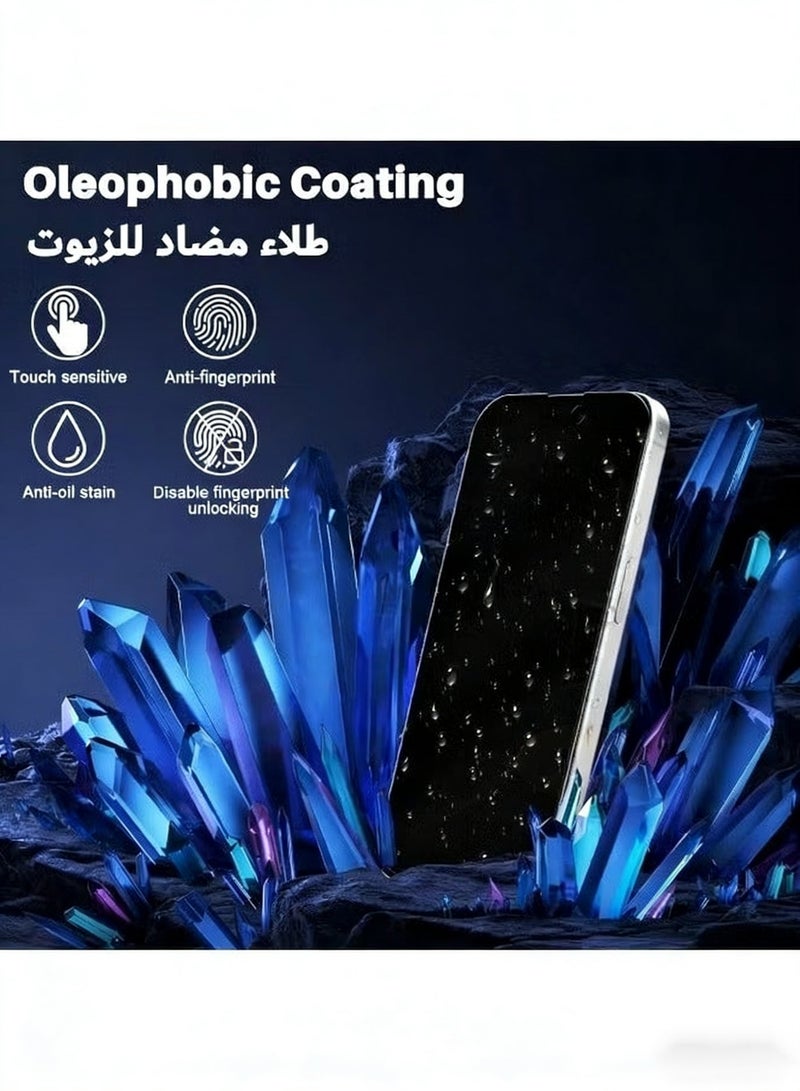 مستقبل نوفا واقي شاشة للخصوصية لهاتف iPhone 16، [30 درجة مضاد للتجسس] [صلابة 9H] [مضاد للخدش] [خالٍ من الفقاعات] واقي شاشة مقوى لهاتف iPhone 16 مقاس 6.1 بوصة (معبأ في صندوق، قطعتان) - Image 3