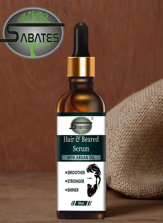Sabates Hair & Beared Serum |Beard Growth Oil, Fast Growth, Non Sticky Greasy, Thick Beard, Nourishment |Beard Oil For Grooming |Long Lasting Moisturisation | Beared Serum Pack Of 3 - Image 3