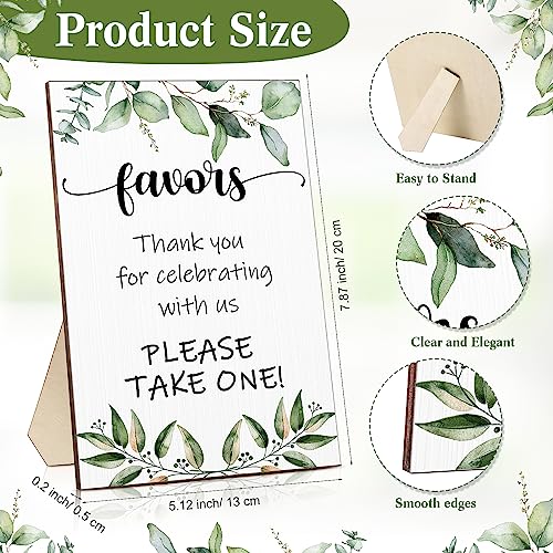 MTLEE 36 Sets Succulent Candles Baby Shower Favors for Guests Include 36 Plant Tealight Candles 36 Thank You Tags 36 Organza Bags Wooden Standing Sign for Gender Reveal Gifts(Greenery) - Image 2