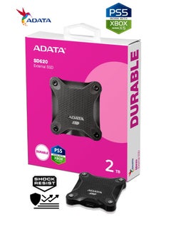 ADATA SD620 2TB External Solid State Drive | Shock Resistance SSD Compatible with PS5 XBOX for Superfast Gaming USB 3.2 Gen2x2 Type-C  - Image 2