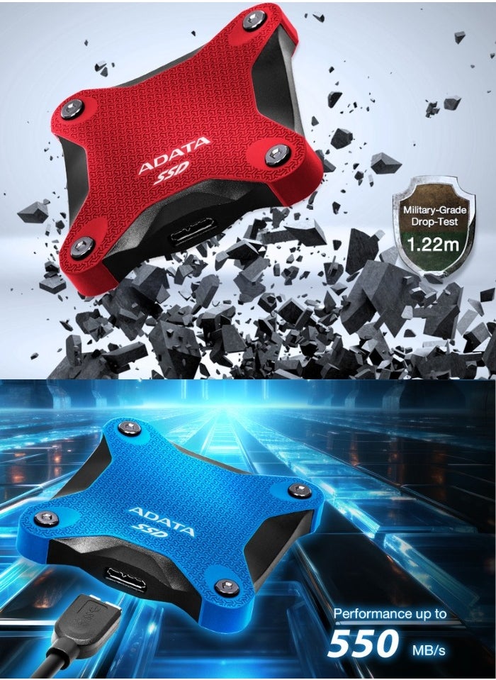 ADATA - SD620 2TB External Solid State Drive | Shock Resistance SSD Compatible with PS5 XBOX for Superfast Gaming USB 3.2 Gen2x2 Type-C - Image 1