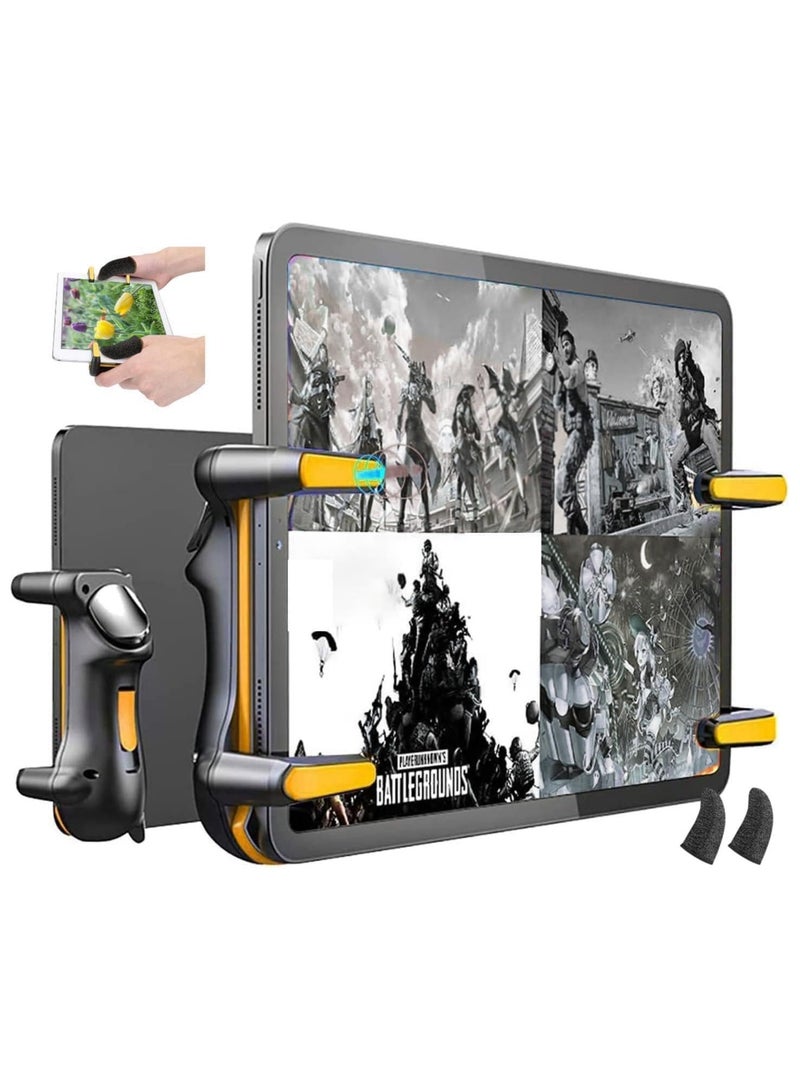 PUBG Game Controller Trigger Rapid Fire 6 Fingers Gaming Grip Gamepad Joystick L1R1 L2R2 for iPad and Tablet Android Samsung Huawei - Image 1