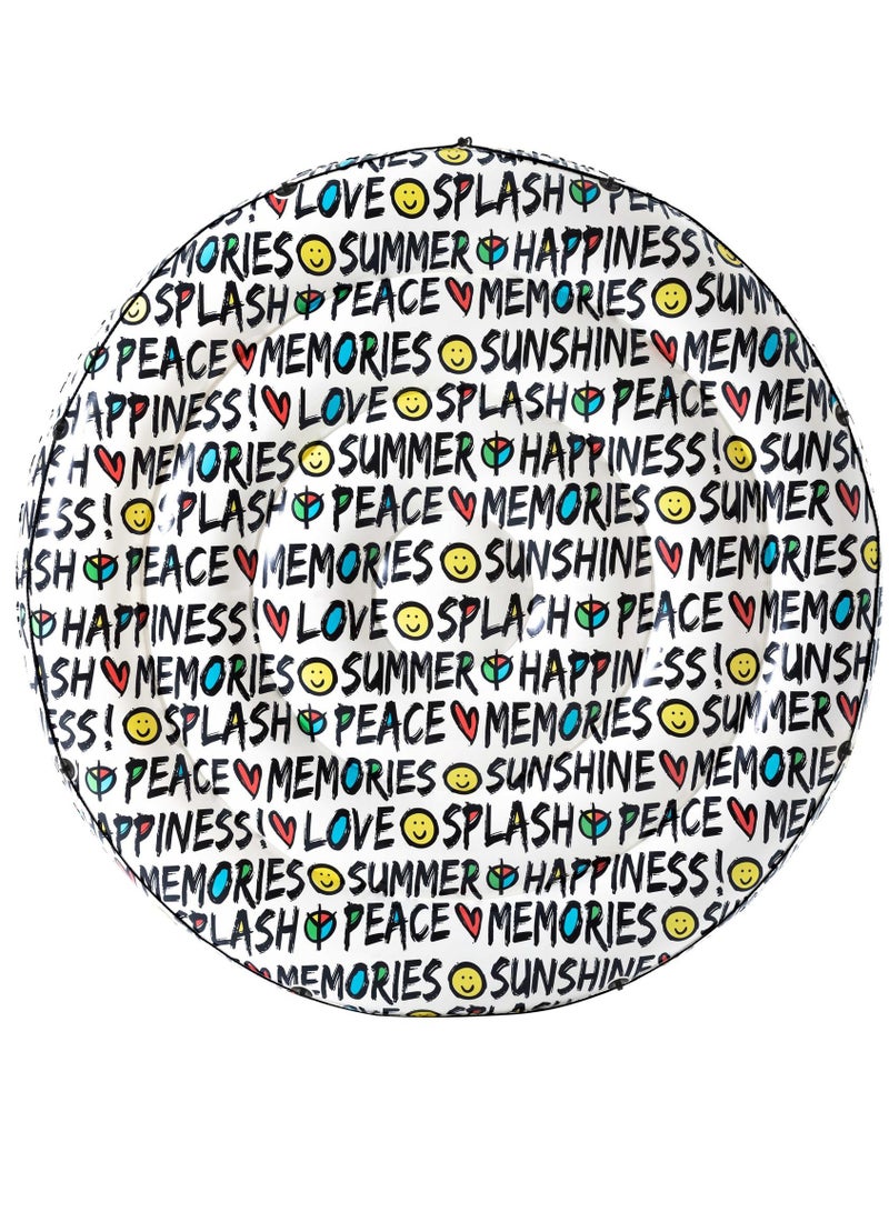 Bestway Bestway Inflatable Lounge Summer Quotes Island 188cm | Inflatable Ride-on | Pool Float | Summer Water Toy | Pool & Beach Toy - Image 2