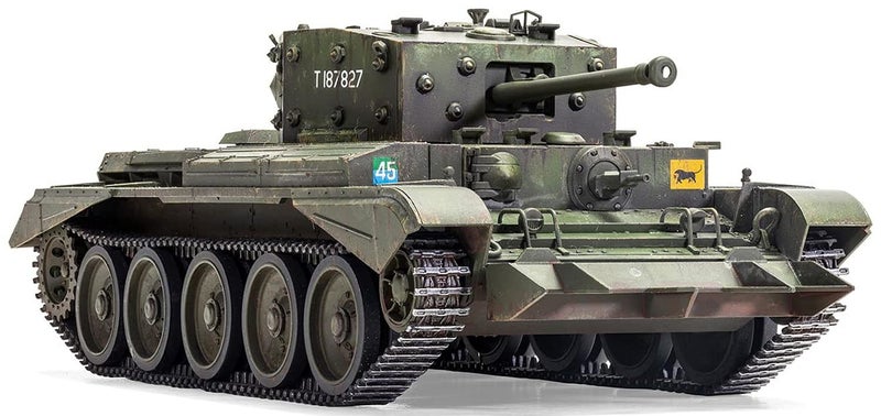 Airfix Model Set - A1373 Cruiser Mk.VIII A27M Cromwell Mk.IV Model Building Kit - Plastic Model Tank Kits for Adults & Children 8+, Set Includes Sprues & Decals - 1:35 Scale Model - Image 4