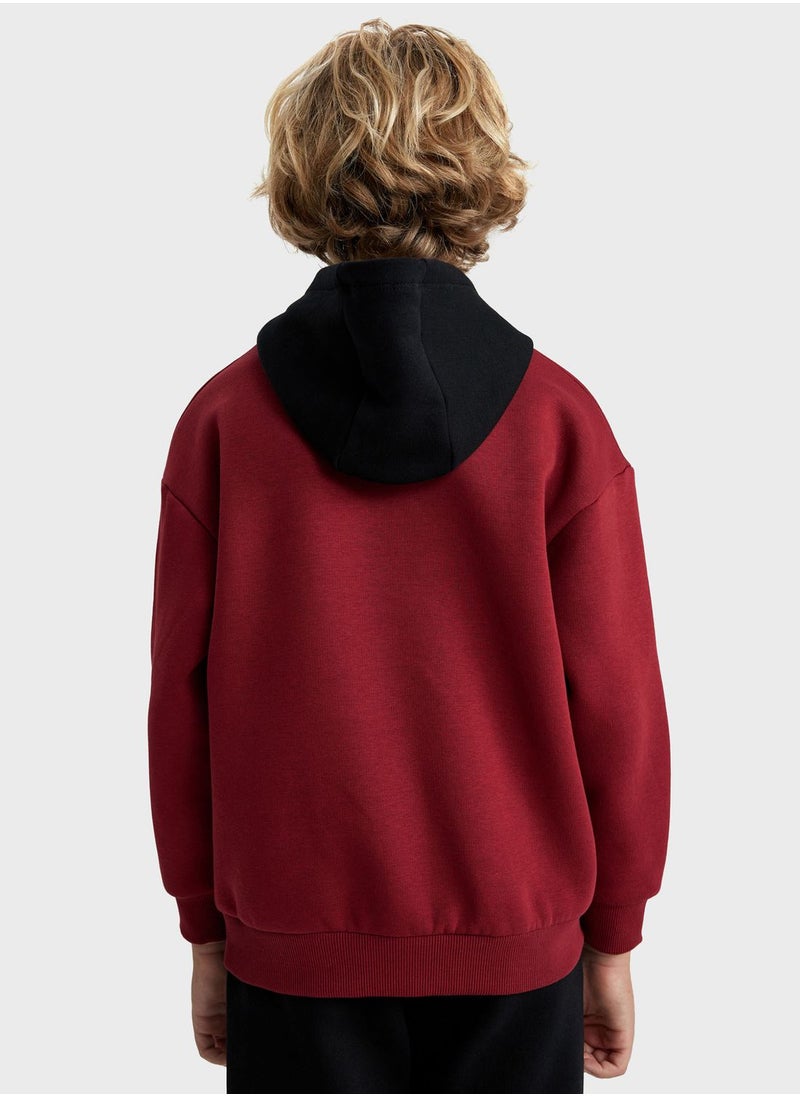 DeFacto - Kids Chicago Bulls Print Hoodie - Image 1