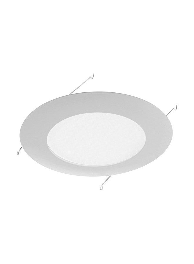 NICOR Lighting 6 inch White Recessed Shower Trim with Albalite Lens (17505) - Image 1