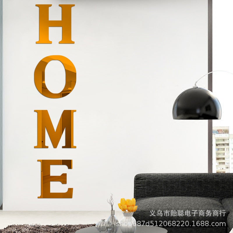 Home Mirror Wall Sticker 3D Stereo Two Sizes 23X22Cm+30X28Cm (178G) - Image 5