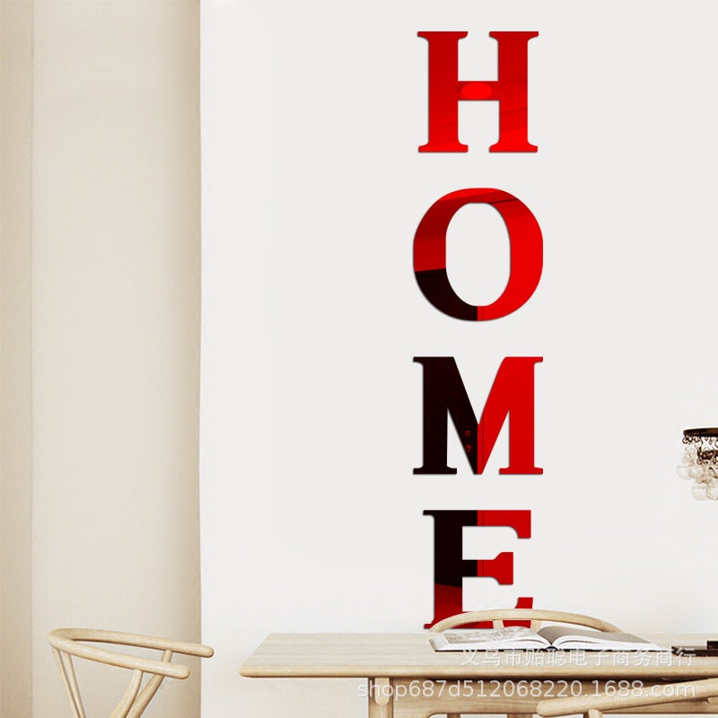 Home Mirror Wall Sticker 3D Stereo Two Sizes 23X22Cm+30X28Cm (178G) - Image 4