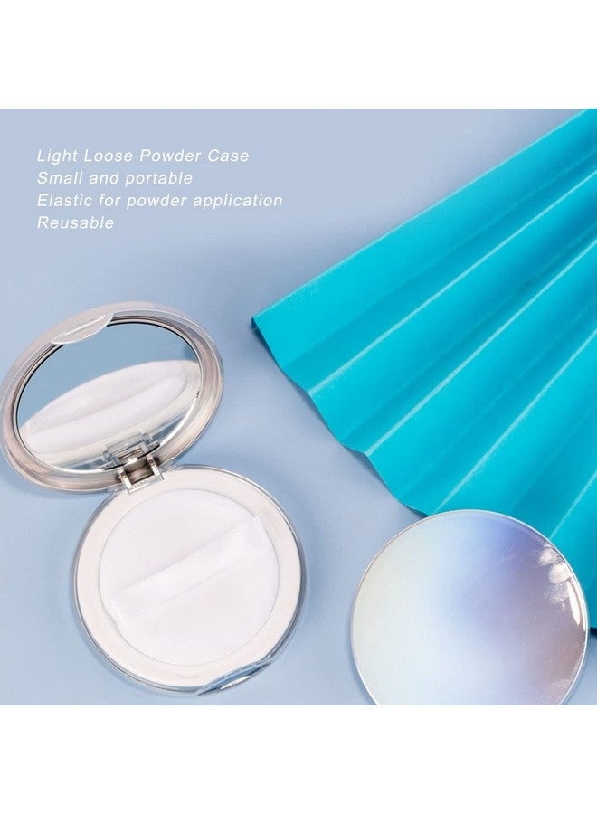 Yinhing Refillable Loose Powder Box3G Empty Reusable Plastic Container With Powder Puffportable Makeup Case For Storing And Dispensing Loose Powder - Image 4