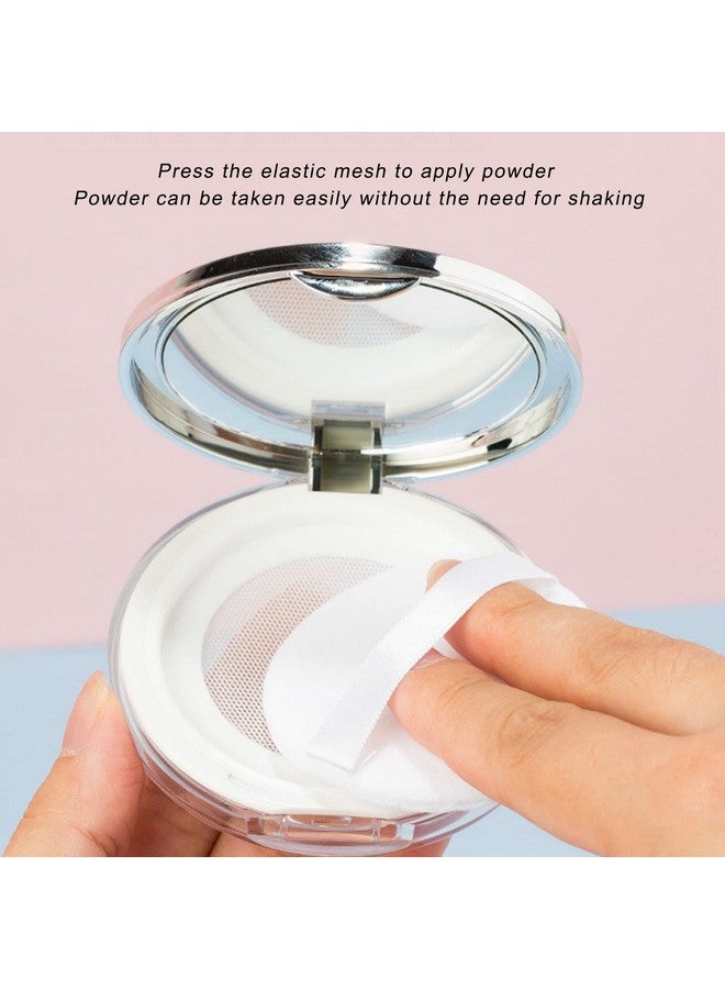Yinhing Refillable Loose Powder Box3G Empty Reusable Plastic Container With Powder Puffportable Makeup Case For Storing And Dispensing Loose Powder - Image 3