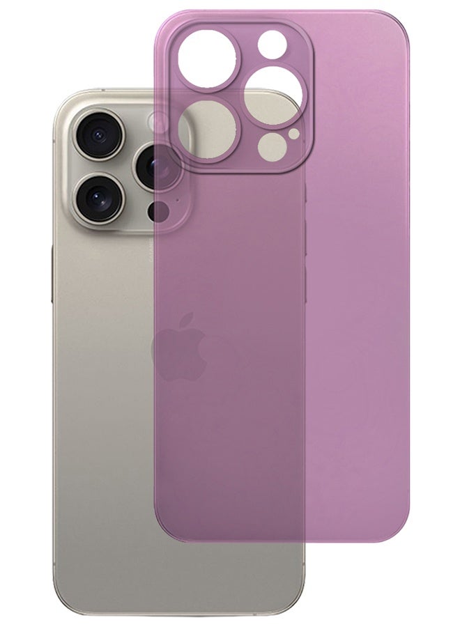 Ultra Thin Case for iPhone 15 Pro Max with 0.3mm Matte Case Cover Air Skin Series Feather-Light Frosted Protective Back Cover - Light Purple - Image 1