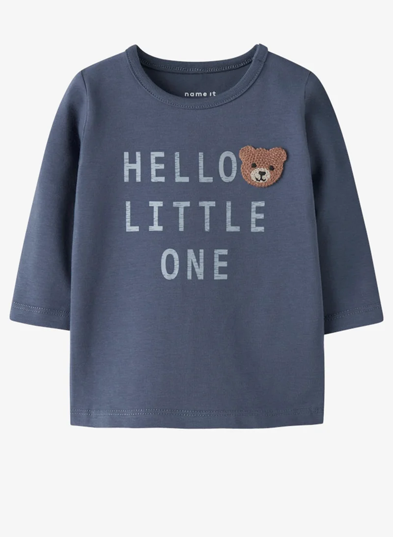 نيم ات تيشيرت جرافيك برقبة دائرية للأطفال