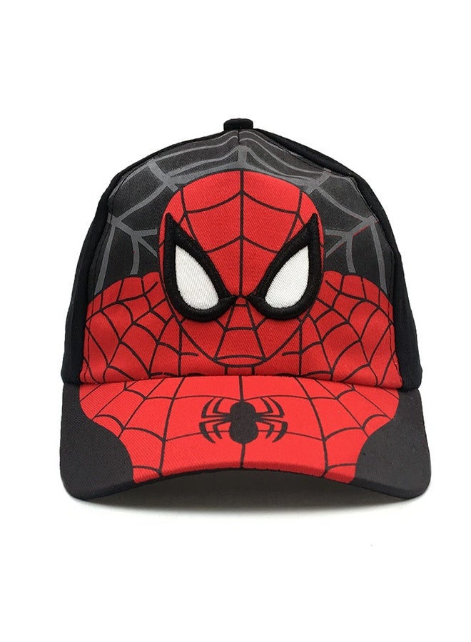 Kids Spiderman Baseball Cap, Breathable Cartoon Pattern, 3-9 Years - Image 1