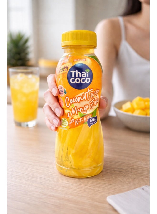 Thai Coco Coconut Water & Mango Juice with Nata de Coco 320ml - Image 2