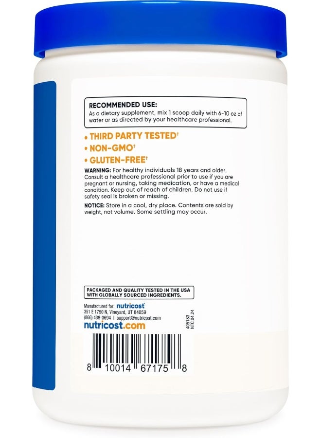 Nutricost Inositol Powder Unflavored 1LB for Adults - Image 4