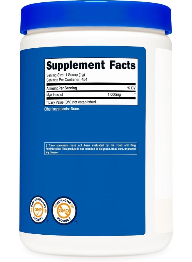 Nutricost Inositol Powder Unflavored 1LB for Adults - Image 5