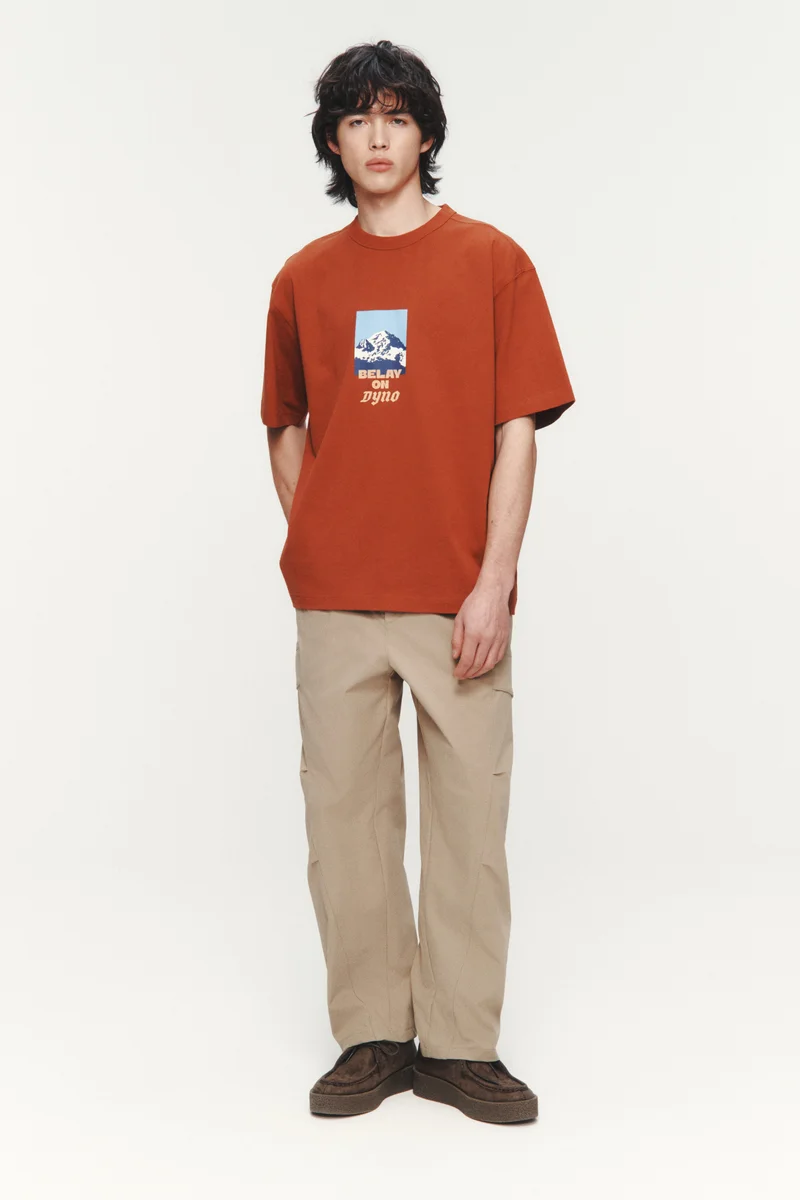 Loose Fit Printed Cotton T-shirt