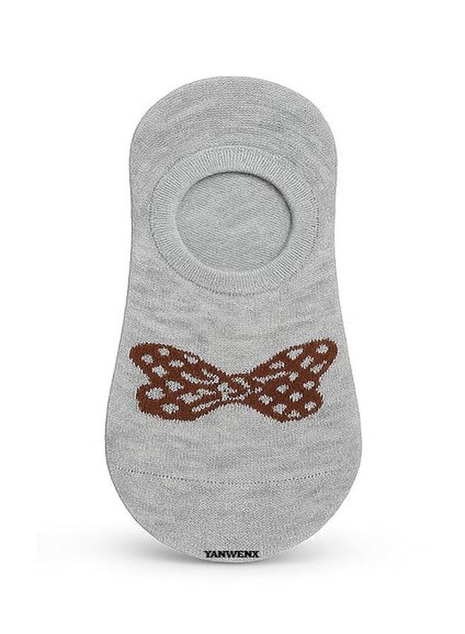 Yanwenx 6 Pairs Kids Cat Design Loafer Socks - Soft Cotton, Breathable & Comfortable Ankle Socks for Boys & Girls Age 11-12 Years- - Image 2