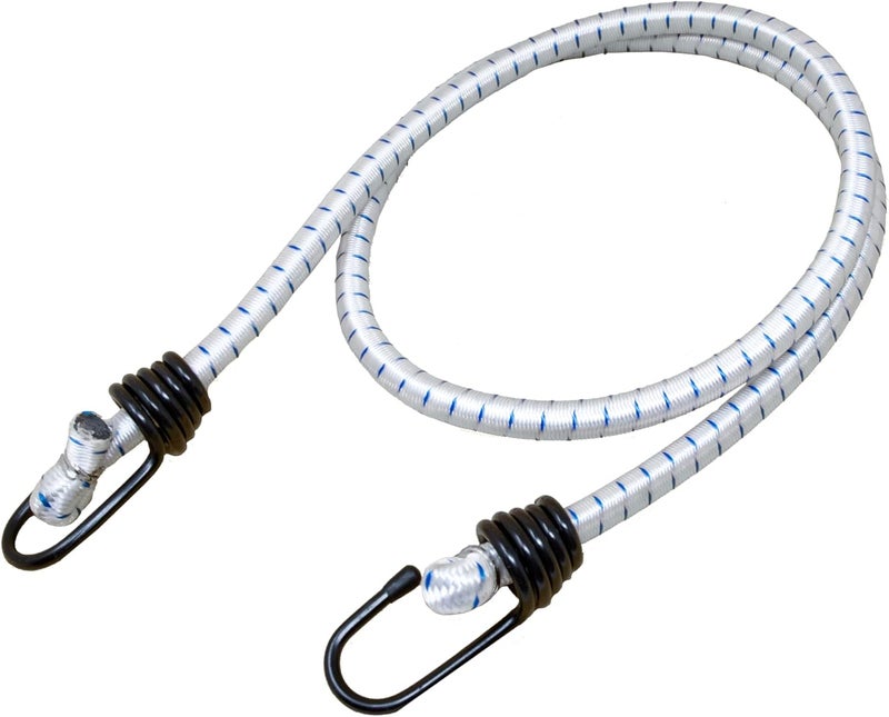 Kotap VBC-48WHT حبال بنجي متينة متعددة الاستخدامات مع خطافات، 48 بوصة، أبيض (عبوة من 10) - Image 3