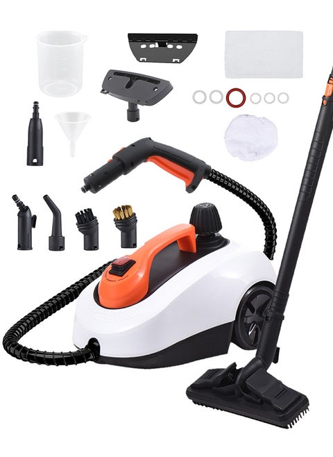 Natural hand-held steam cleaner, kitchen steam cleaner, 1.6 l, for cleaning dirt, grease, grout, tile, floor, Sofa and car. Can Work for 30 minutes
