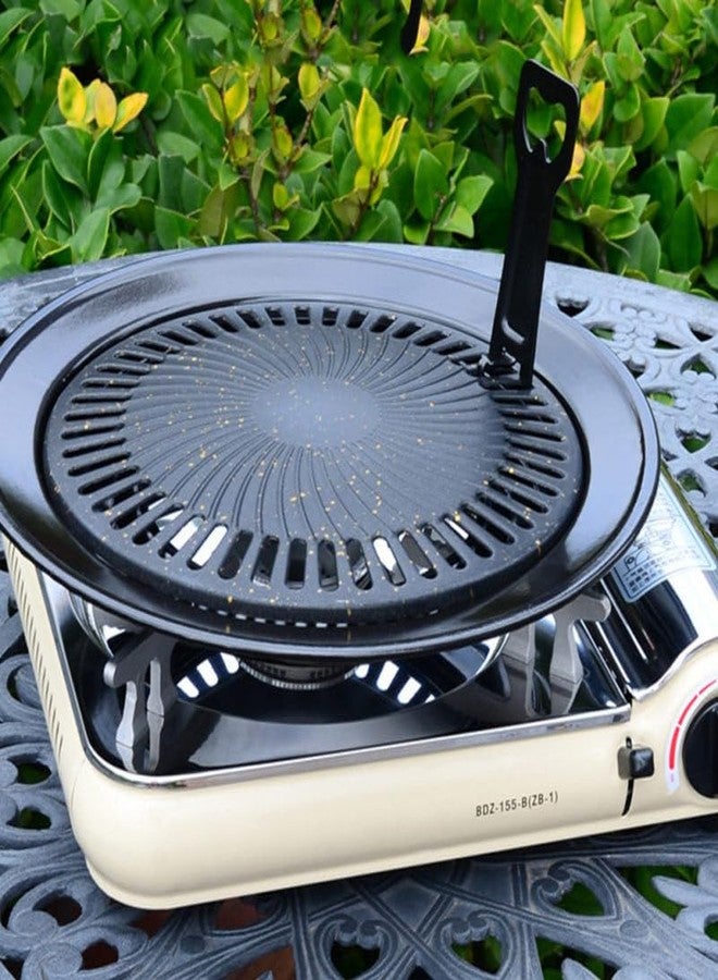LABRIMP Round Nonstick Baking Pan Creative Double Tiered Enamel Grilling and Roasting Tray for Oven Versatile Bakeware for Barbecue and Home Cooking Roasting Pan for Meats and Vegetables - Image 4