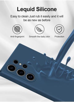 Houmt Samsung S25 Ultra Case Cover Liquid Soft Silicone Gel Rubber Galaxy S25 Ultra Cover Anti Scratch Shockproof Protective Phone Case for Samsung Galaxy S25 Ultra 6.8 Inch  - Image 5
