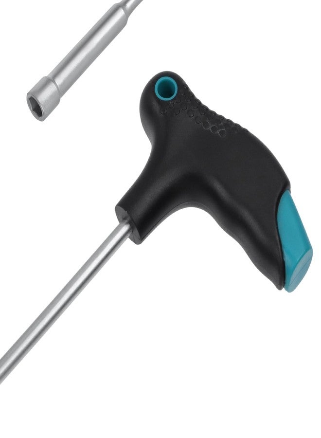 Antrader 5.5mm T-Handle Hex Nut Driver, Chrome Vanadium Steel Socket Wrench Screwdriver, Magnetic Tip Tightening and Loosening Tool with 6.3-Inch Shaft - Image 5