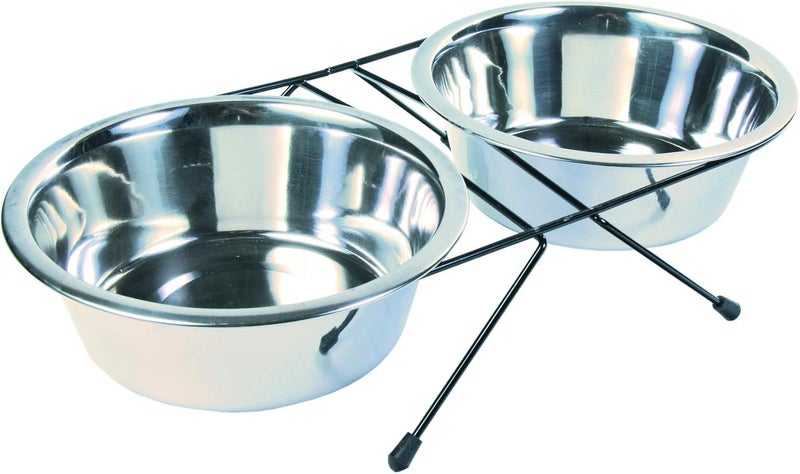 Trixie Eat on Feet Stainless Steel Bowl Set for Dogs - Image 2