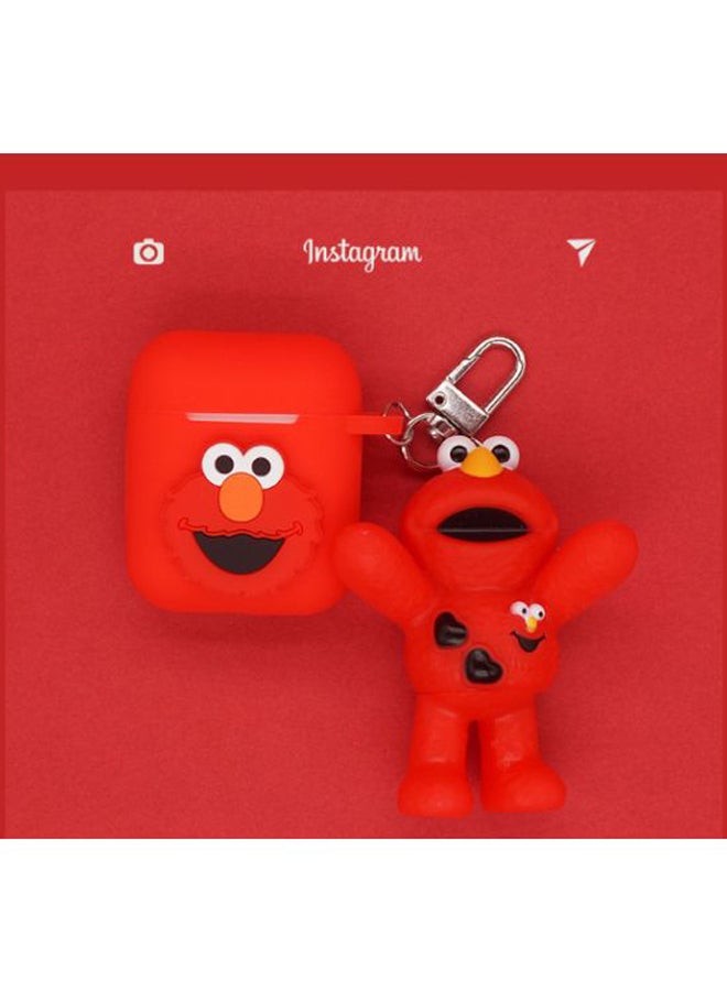 Protective Case For Apple AirPods 1/2 Red/White/Black - Image 2