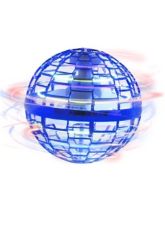 Flying Ball Toys, 2021 Upgraded Hover Spinner Boomerang 360° Rotating Soaring Orb with LED Lights Hand Operated Space for Kids Magic Mini Drone that Comes Back to You