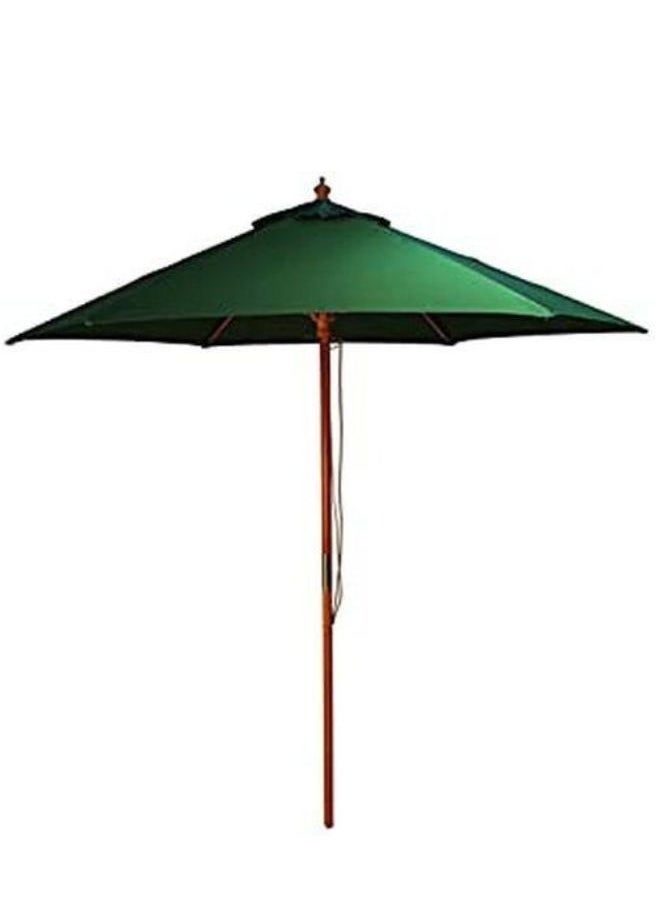 Swin Furniture Swin Wooden Pool Umbrella Parasol for Sale Green  - Image 2
