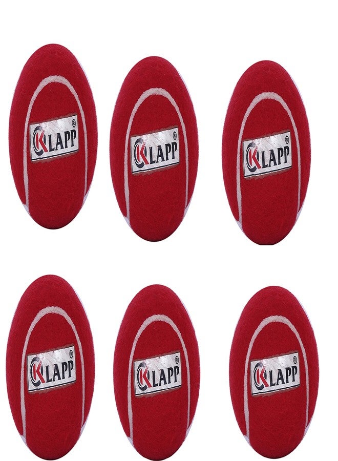 Klapp Cricket Tennis Ball Pack of 6, Tennis Ball, Cricket Ball - Image 2
