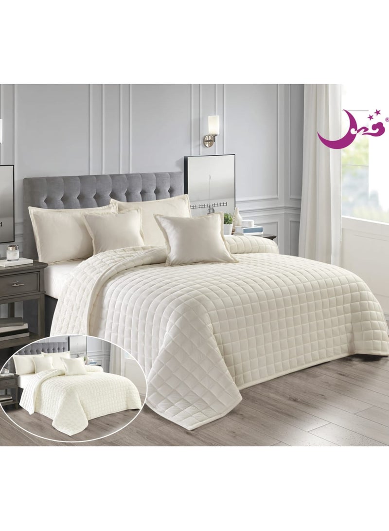 مفرش مضغوط مخمل مشجر شتوي مزدوج